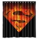 thumbnail image 1 of Cortina de ducha de Superman, juego de cortina de baño con ganchos, tamaño 66 x 72 pulgadas, 1 of 3