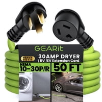 Cable De Extensión Gearit 15 M 30 Amperios 125/250V De Alta Resistencia