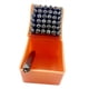 thumbnail image 3 of Juego de herramientas de estampado de metal de 37 piezas Números de acero en forma de corazón Sellos de alfabeto de bricolaje Artesanía en cuero (1/8, 3 of 5