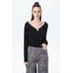 thumbnail image 1 of Polera Mujer Aplicación Escote Negro, 1 of 4