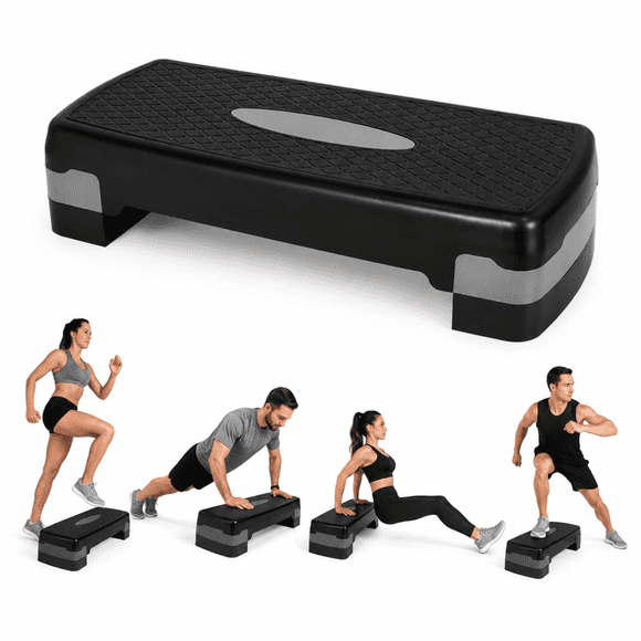 Step Banco Aerobic Fitness Crosfit 2 Niveles Antideslizante