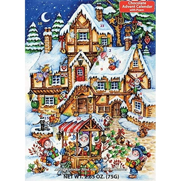 Calendario de Adviento de Chocolate Vermont Christmas Company