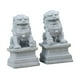 thumbnail image 2 of 2 estatuas de leones guardianes de estilo asiático, esculturas de jardín, adornos de decoración de bonsái de piedra en miniatura para balcón,, 2 of 5