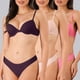 thumbnail image 1 of Pack 3X Sosten Balconet Push Up Flores Mujer 25624-171, 1 of 9