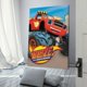 thumbnail image 3 of Blaze y los Monster Machines Cuadro decorativo colgante - Arte de pared - Póster enmarcado - Decoración de pared - Regalos para familia, amigos y aficionados 40*60 cm, 3 of 6