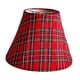 thumbnail image 3 of Pantalla De Lámpara De Mesa De Tela, Accesorios, Pantalla De Luz Para Restaurante, Casa De Campo, Cafetería, Cuadros Rojos, 3 of 5