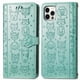 thumbnail image 2 of Funda Cartera FOXDOCK para iPhone 12 ProMax , Flip PU con Relieve de Gatos y Perros, Tarjetero y Soporte, 2 of 6