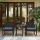 thumbnail image 2 of Juego de muebles de exterior Greesum de 3 piezas con sillas mecedoras, color gris, 2 of 7
