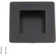 thumbnail image 4 of Tirador de puerta corrediza negro, paquete de 2 - homdiy MC009-70BK, tirador cuadrado empotrado, tirador para puerta corrediza de armario, tiradores empotrados para gabinetes, tiradores para puertas c, 4 of 7