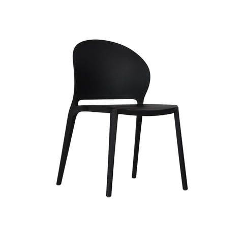 Tododescuento - Pack 4 Sillas Comedor Negro, Cafeteria O Casino Mod Moscu