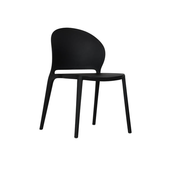 Pack 4 Sillas Comedor Negro, Cafeteria O Casino Mod Moscu