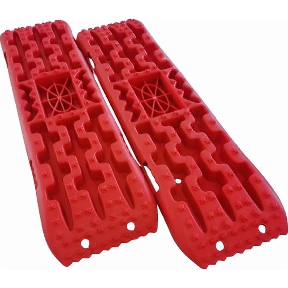 Tablas De Tracción Recuperación Rescate 4x4 Con Base Hi-lift Rojo