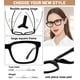 thumbnail image 5 of Gafas de Lectura AEZUNI 1.50 Bifocal Luz Azul Negro, 5 of 7