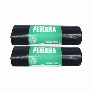 Genérico - Pack 2 Bolsas De Basura Pequeña 70X50Cm