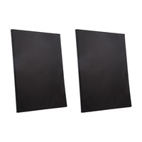Bothyi - 2 Piezas Estiradas Tablas De Arte De Lona Negra Para Artesanías Temple Acrílico Vertido 30X40Cm