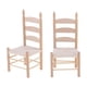 thumbnail image 3 of Mini Silla De Madera Para Casa De Mu?ecas, 2 Uds., 1/12, Muebles En Miniatura, Madera Natural, 3 of 5