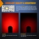 thumbnail image 4 of Luces traseras para remolque Nilight, 6 pulgadas, ovaladas, rojas y blancas, 23 LED, 4 of 7