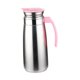 thumbnail image 1 of Jarra De Agua Fría De Acero Inoxidable Con Tapa Sellada, Botella De Agua Para Fiestas, Hogar, Refrigerador, Color Rosa, 1 of 5