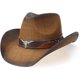 thumbnail image 1 of WQWOVRVO Sombrero vaquero de paja para mujer, 1 of 3