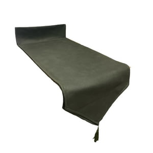 Oem - Mantel Camino De Mesa Con Pompon Cuero Sintetico 180X35Cm V