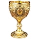 thumbnail image 4 of Mini Copa De Vino De Metal Vintage, Copa De Vino De 30ml, Reutilizable, Inastillable, Estilo Medieval, Estilo E, 4 of 5