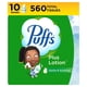 thumbnail image 1 of Loción Facial Tissue Puffs Plus, 10 cubos, 56 pañuelos por caja, 1 of 7