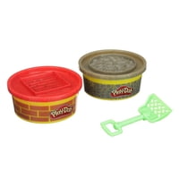 Genérico - Juguete Masas De Construccion Roja Gris Plasticina Infantil