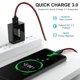 thumbnail image 2 of Cable USB C trenzado Cleefun, paquete de 5 unidades [3/3/2/2/3 m], carga rápida, 2 of 8
