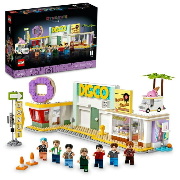Regalo de cumpleaños de BTS Dynamite de Lego Ideas 21339 Dynamite para adultos, Lego Goods, bloque de juguete, regalo de música, música, niños y niñas