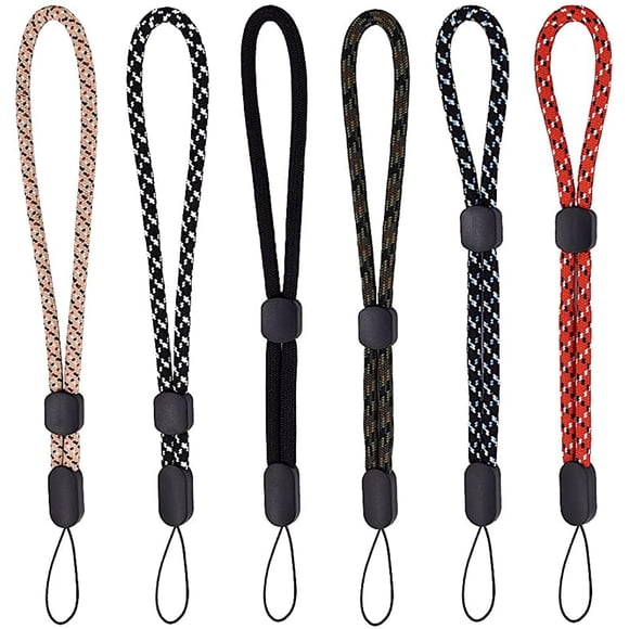 Cordón de muñeca, correa de mano C&Xanadu, corta, 19 cm, 6 unidades, para electrónica