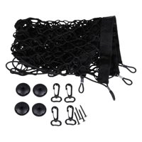 Magideal - Red De Carga Para Automóvil, Organizador De Red Para Maletero, Red De Carga Elástica Para Maletero De Coche, Universal Con Ganchos, Tornillos, Red De