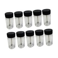 Ioensy - 10 Piezas De Botellas De Retoque De Pintura Con Pincel Y Tapa Contenedores De Pintura Sobrante