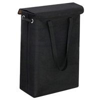 Magideal - Cesto De Ropa Sucia Plegable Portátil Asas Duraderas Cesto De Ropa Sucia Ligero Plegable Para Dormitorio Hogar Baño Dormitorio Organizad , Negro