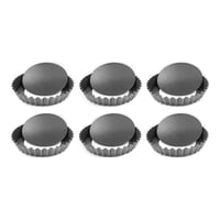 Genérico - Pack De 6 Moldes Tartaleta Desmontable 13,5 Cm
