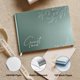 thumbnail image 3 of Libro de visitas para bodas Mr&MrsGifts, elegante, tapa dura, color verde salvia, 3 of 7