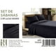 thumbnail image 1 of Set De Sabanas King Color Negro 150 Hilos + 2 Funda De Almohada, 1 of 2