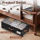thumbnail image 5 of Contenedores de almacenamiento bajo la cama Eastherry 76 x 40 x 24 cm, 2 unidades, 5 of 7