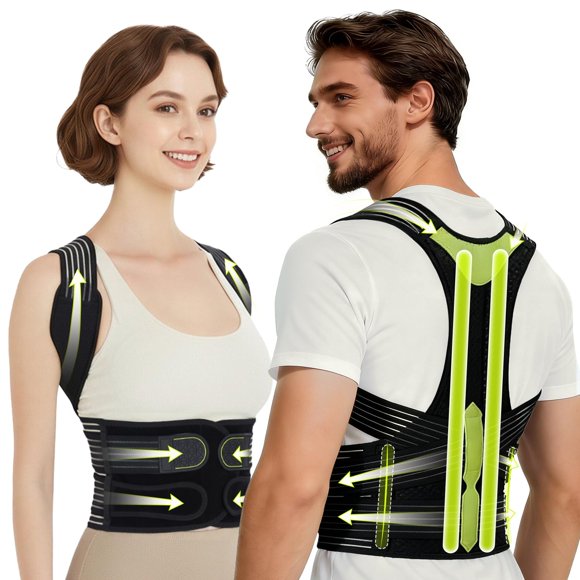 Corrector de postura Yowayonoe con soporte ajustable para la espalda