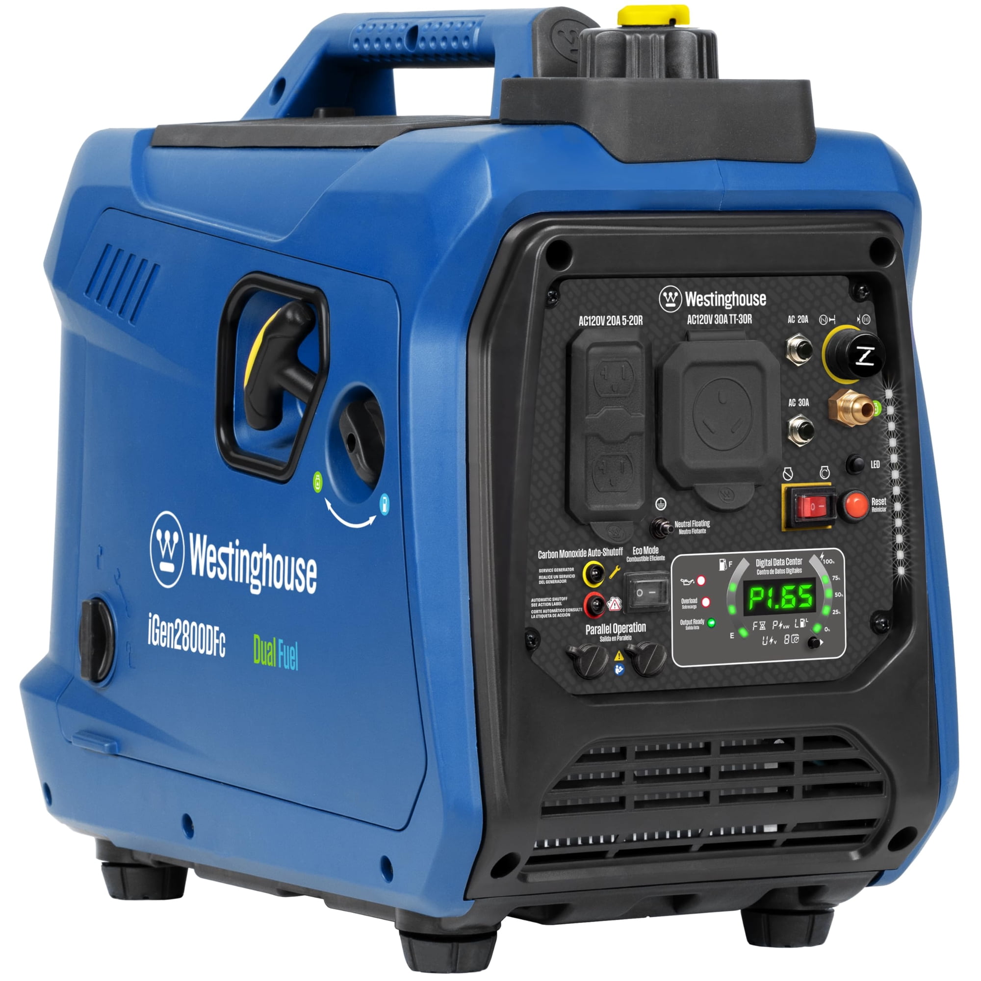 Generador Westinghouse Igen2800dfc De Combustible Dual De 2800 W