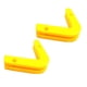 thumbnail image 2 of Estante Para Mancuernas, Soporte De Pared, Organizador, Color Amarillo, 2 Uds., 2 of 5