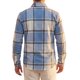 thumbnail image 3 of Camisa de Cuadros de Manga Larga de Ajuste Regular para Hombre XL Azul, 3 of 5