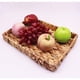 thumbnail image 3 of Bandeja Rustica Fibra Natural Rectangular Bandeja Multiuso L cafe Tamano Unico, 3 of 8