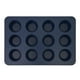 thumbnail image 3 of Molde para magdalenas KitchenAid, antiadherente, acero aluminizado, 12 tazas, azul, 3 of 3