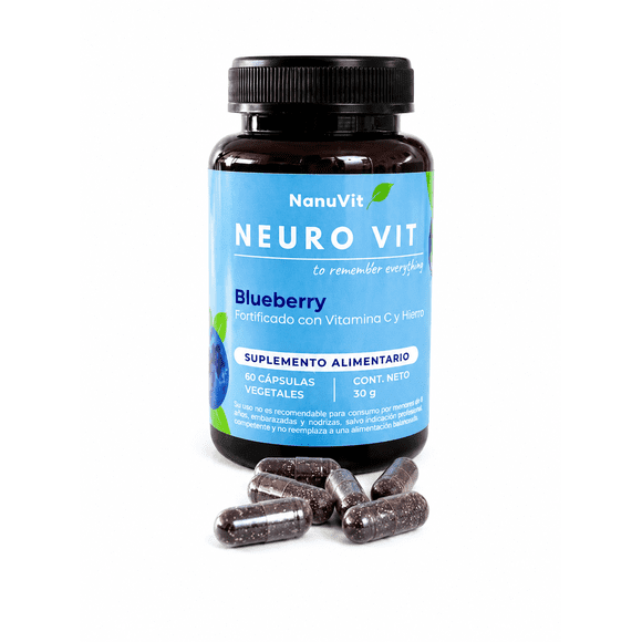 NANUVIT NEURO VIT BLUEBERRY 60CAP