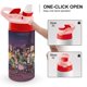 thumbnail image 4 of ¡Hey Arnold!Botella de Agua con Tapa Pop Top de Un Toque, Acero Inoxidable, a Prueba de Fugas, para Deportes, Botella Infantil rosa 12 oz, 4 of 6