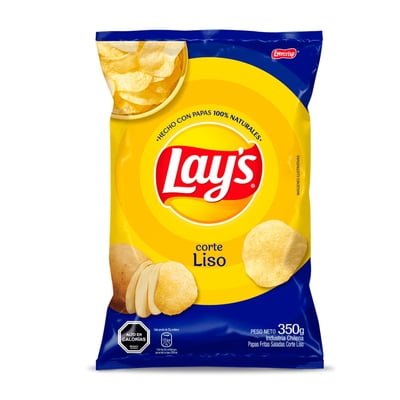 Papas Fritas Corte Liso 350 G Lay'S