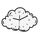 thumbnail image 3 of Reloj De Pared De Nube, Lindo Reloj Decorativo Para Habitación De Niños, Jardín De Infantes Interior, 3 of 3