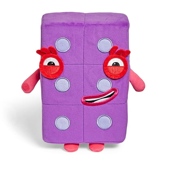 Figura de peluche hand2mind Numberblock Six Playful Pal