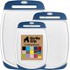 thumbnail image 1 of Tabla de cortar GORILLA GRIP pack de 3 azul 41 × 28 cm, 1 of 9