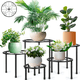 thumbnail image 5 of 5pcs Bases Para Maceteros Belug De Herrería Plantas Porta Macetas Negro, 5 of 5